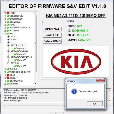 MODULE IMMO OFF ME17.9.11(12,13) HYUNDAI KIA