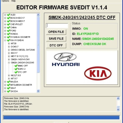 MODULE DTC OFF SIM2K-240/241/242/245 HYUNDAI KIA