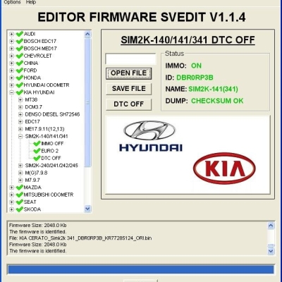 MODULE DTC OFF SIM2K-140/141/341 HYUNDAI KIA